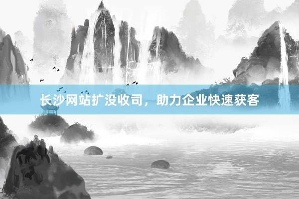 长沙网站扩没收司，助力企业快速获客
